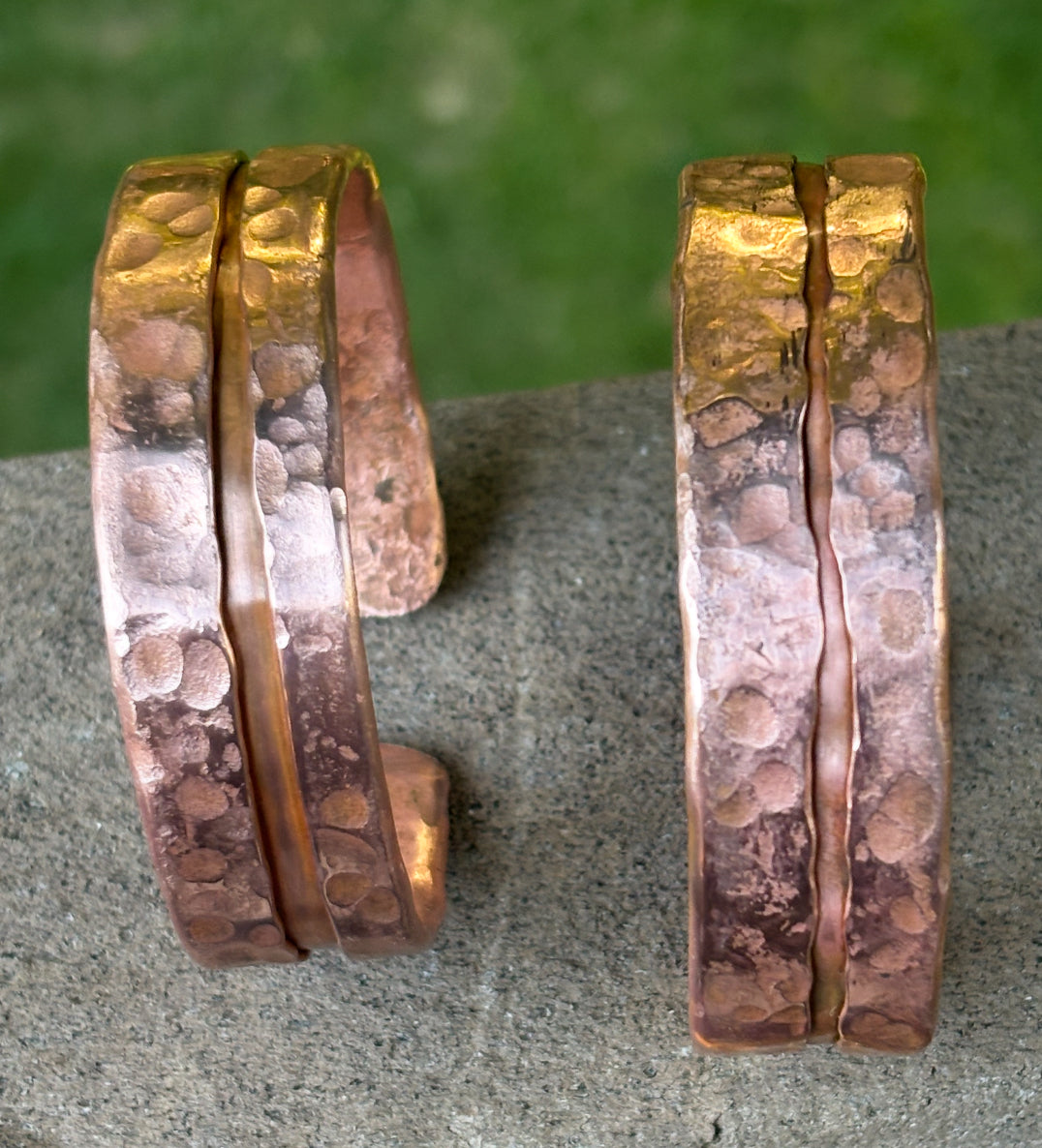 Hand crafted reiki infused moon charged Pure copper bracelets