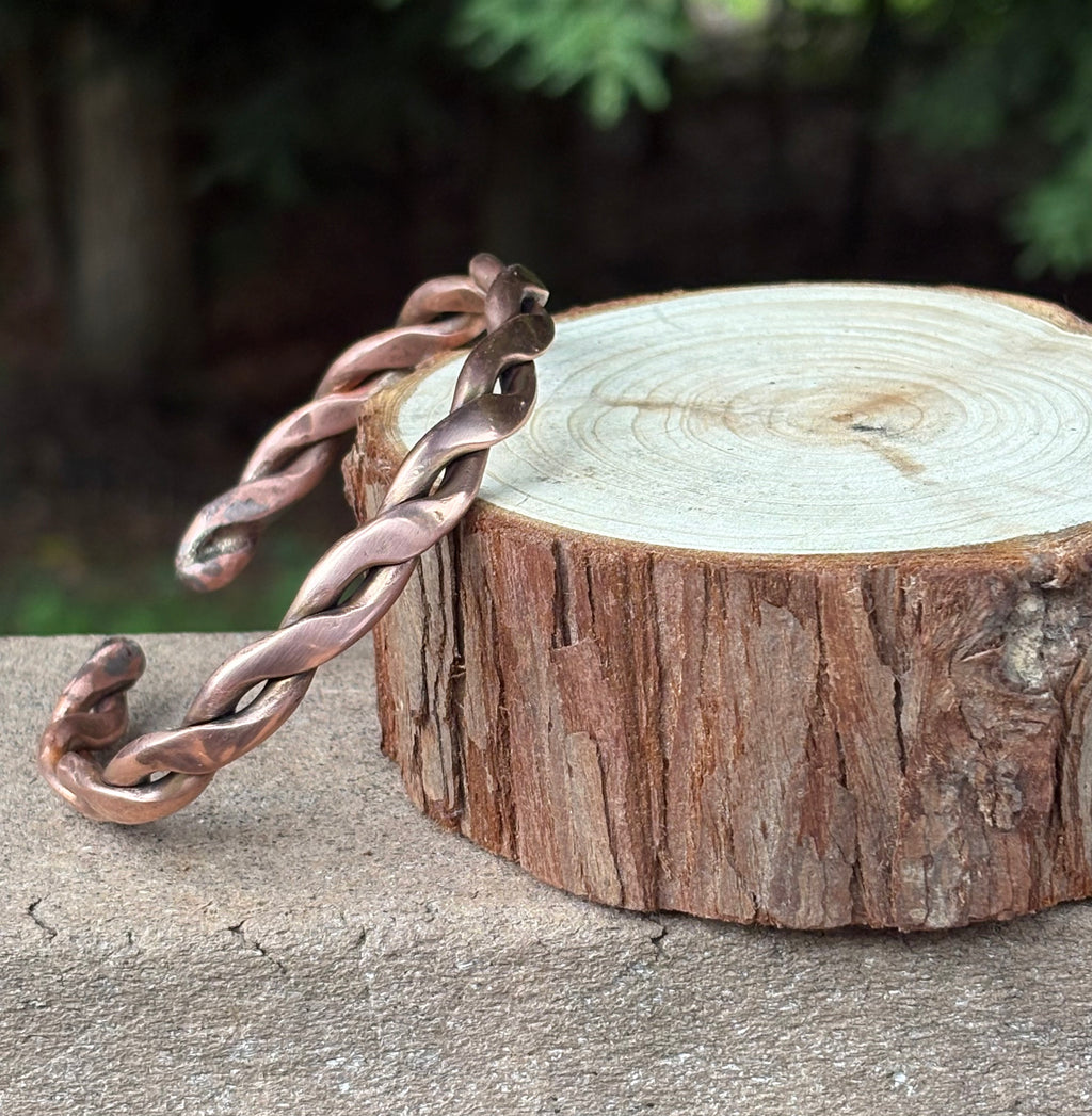 Pure copper Bracelet handcrafted,reiki infused,moon charged.